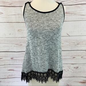 Pink Melo grey white black hooded sleeveless lace